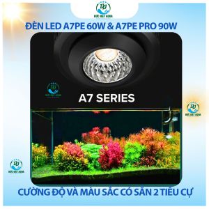 Đèn led A7 PE 60w và PE- PRO 90W chỉnh cường độ và màu sắc có sẵn 2 tiêu cự dành cho cá cảnh và thuỷ sinh k làm đỏ nước