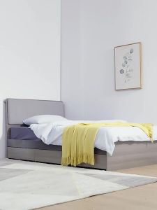 [Pre Order]Single Bed Small Unit Household Storage Bed Space Saving Childrens Simple Modern  Storage Bed