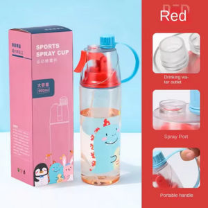 Kids Water Bottle Straw Cup Leak Proof Plastic Outdoor Sports School Travel Sipper Reusable