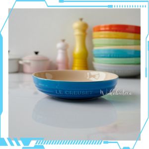 【Leyo Mall】 Le Creuset/ Cool Stone Stone deep dish 20cm soup plate Multi color kitchenware tableware Dinner plate Breakfast plate Ceramic plate Western plate