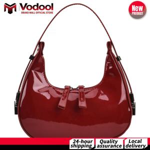 Women Leather Shoulder Bag Zipper Vintage Tote Bag Chic PU Armpit Bag Satchel Clutch Travel Dating Purse