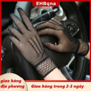 [COD] EHBqna 3PF Ship within 24 hours 1 cặp Hot Bán Fishnet lưới Găng tay thời trang phụ nữ Phụ Nữ Cô Gái găng tay bảo vệ ren phụ nữ thanh lịch phong cách Găng tay màu đen và trắng