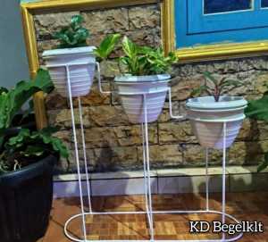 STANDING POT BUNGA SUSUN TANGGA  | RAK BUNGA BESI SUSUN MURAH
