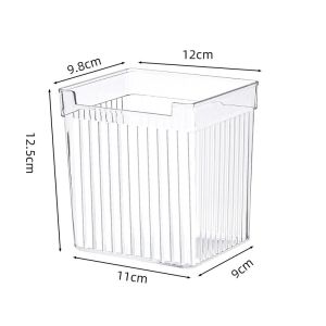 Transparent Multipurpose PET PlasticFridge Organizer Bin Refrigerator Side Door Storage Shelf Basket COD