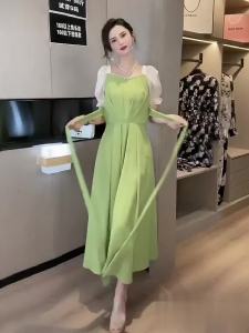 summer dress plus size midi dress black dress square neck dress graduation dress party dress sunday dress fitted dress casual dress dress for wedding formal casual㏇X0412