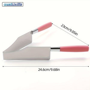 JustLiving Stainless Steel Cake Slicer Cutter Plastic Handle Cake Clip Pastry Dessert Slicer Cake Divider Kitchen Baking Tool Bread Pizza Devider Slicer Suitable for Birthday Parties and Weddings