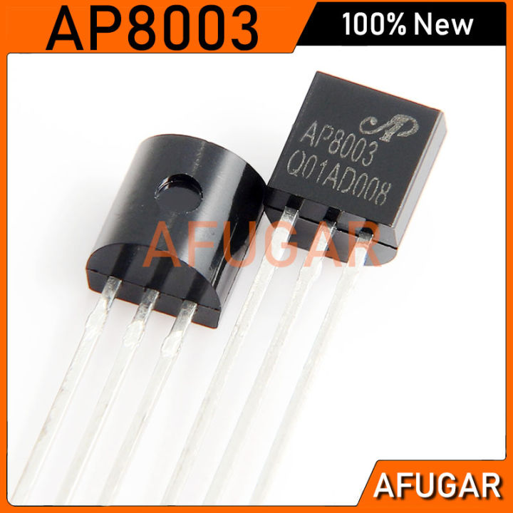 10PCS AP8003 5V non-isolated AC-DC conversion triode AP8003 chip TO-92 ...
