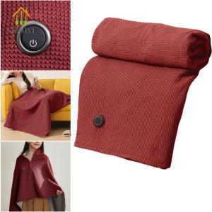 【New Arrival】 Electric Heated Blanket Shawl Wearable USB Portable Warmth for Cold Nights