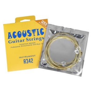 6Pcs 12-53 Folk Guitar Replacement String 6 String Acoustics Guitar Strings Musical Instrument Accessory Easy to Use