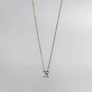 HB Jewelry QUINN Chain Classic Crystal Pendant Necklace For Daily Fashion Accessories - XL00176