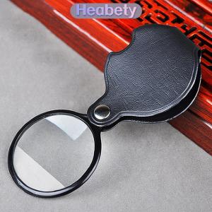Heabety Túi nhỏ 5x50mm gấp đồ trang sức kính lúp lúp mắt kính lúp Ống kính