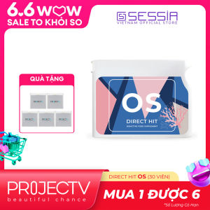 PROJECT V Direct Hit - Thực Phẩm Sức Khỏe OS - Xương khớp chắc khỏe - Hộp 30 Viên nang - Xuất xứ Pháp Hàng Chính Hãng