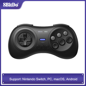 8BitDo M30 Bluetooth Gamepad Game Controller Handle for Sega Genesis Mega Drive Style for Nintendo Switch PC Android