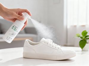 Spray Penghilang Bau Sepatu RENEWIL 100ML - Aroma Mint Warna Putih Alami & Efektif