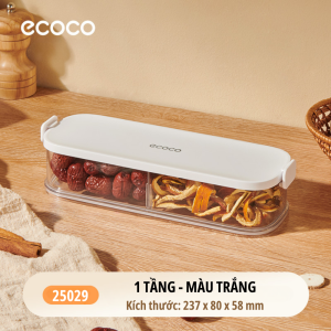 Hộp đựng gia vị đồ khô ECOCO chống ẩm mốc cao cấp an toàn sức khỏe Hộp thực phẩm để đồ đa năng nắp kín thế hệ mới