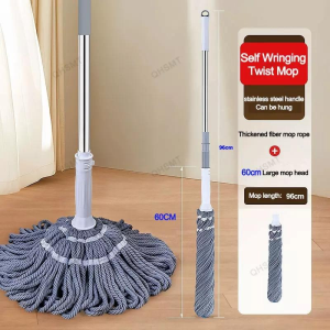 360° Rotary Spin Cleaning Mop Automatic Water Twist Mop Hands-free Washing Mop Home Indoor Dry Mop Floor Mop