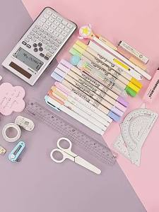 Hộp bút vải Oxford dung tích lớn khóa kéo đôi nhiều ngăn đa chức năng dành cho học sinh tiểu học và trung học sản phẩm của nhà sản xuất dành cho mùa tựu trường.