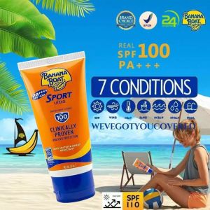 【SG Ready Stock】 Banana Boat Sport Ultra Sunscreen SPF100 90ml