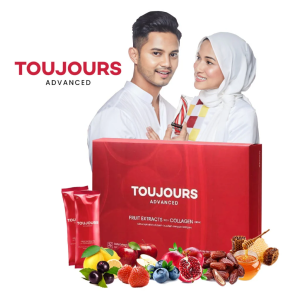 Toujours Advanced Fruit Extracts with Hydrolyzed Collagen Peptide Drink (30 Sachets)