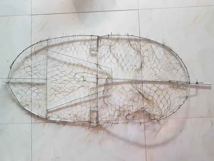 Mẹt bẫy bìm bịp , bẫy quốc ( loại bán nguyệt kích cỡ 49 X 100 ) chất liệu thép mạ chì không rỉ, lò xo cực mạnh bảo hành 2 năm