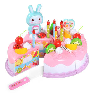 Đồ chơi bánh kem Bánh kem sinh nhật đồ chơi cho bé cao cấp 37 chi tiết bằng nhựa ABS an toàn PKT99