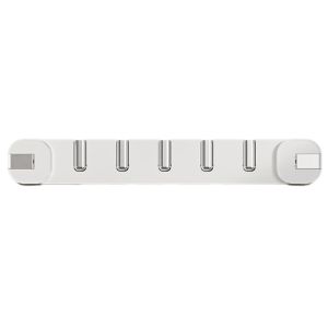 BLACKON Detachable Bathroom Storage Hook Waterproof Suction Cup Foldable Wall Row Hook Decorative Hook Creative Door Back Clothes Hook For Kitchen Bedroom