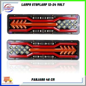 Lampu Stoplamp Stop Lamp Rem Belakang Sein Sen Running Variasi Mobil Truk Truck Canter 12-24 Volt