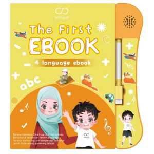 MAINAN ANAK EBOOK 4 BAHASA USB  LED MAGICBOOK 4 BAHASA WITH LED EBOOK MUSLIM USB
