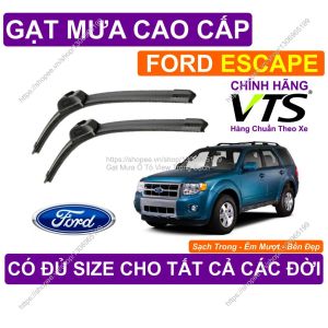 Gạt Mưa Êm Mượt Kính Lái Ford Escape Cặp Gạt Mưa Kính Lái Ford Escape. Có Đủ Size Cho Các Đời X.e Ford Escape.