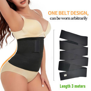 Invisible Tummy Wrap Body Shaper Abdomen Waist Trainer Tape Elastic Training Corset Body Sculpti