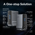 Vention 15 in 1 USB C HUB MST Vertical Docking Station Type C to HDMI 4K60Hz DP USB 3.2 3.0 A 10Gbps 3.5mm SD TF RJ45 Ethernet for Windows MacBook Laptop Thunderbolt 4 Type C Hub. 