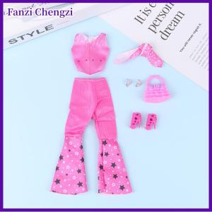 Fanzi Fashion Coat Cotton Jacket Winter Dress Long Clothes Fur Coat Doll Accessories