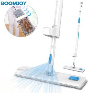 READY STOCK in Malaysia BOOMJOY Spray Mop 360 Rotation Handwashing Handle Hands Free Magic Mop Lantai 喷水拖把