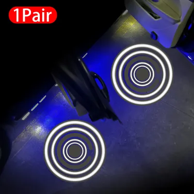 SEAMETAL Car Welcome Light Wireless LED Door Projector Laser Projector แม่เหล็กไฟฟ้าสำหรับ Mazada Toyota Isuzu