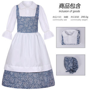 Medieval Commoner Costume for Children European Colonial Poor Role Play Costume cosplay Maid costume performance
