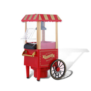 I know Retro Style Mini Popcorn Machine | Home Use Electric Heating Corn Popper for Fun Family Movie Nights