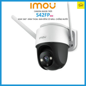 Camera IMOU PTZ S42FP 4M 2K Xoay 360 Độ- Đàm Thoại 2 Chiều- Ban Đêm Có Màu- Góc Nhìn Siêu Rộng - Wifi Ngoài Trời Chính Hãng