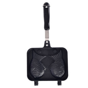 เครื่องทำวาฟเฟิลเค้กรูปปลา เครื่องทำวาฟเฟิลเค้กรูปปลาแบบใช้ซ้ำได้สำหรับทำอาหารที่บ้าน