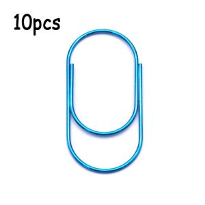 MMLUCK 10pcs Văn phòng phẩm Kẹp Giấy rộng lớn Bền 50mm Kẹp Giấy ảnh dễ thương Kẹp đánh dấu trang Đơn giản Kẹp giấy cỡ lớn Sinh viên