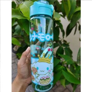 Botol Minum Anak Motif Sanrio Karakter Lucu Ukuran 600ml Sedotan + Tali Tangan BOTOL 1006 SANRIO -YS