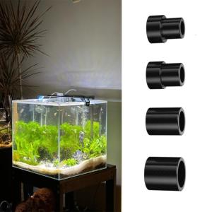 4 cái nhựa Bể Cá kết nối bộ chuyển đổi multisize Phụ kiện ống ống nối cho fishtanks hệ thống nâng cấp