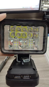 【24H】Outdoor Emergency Work Light 18/48/84 beads Cordless LED Work Light Electric Spotlight with USB Charging Portable Workshop Camping Light
