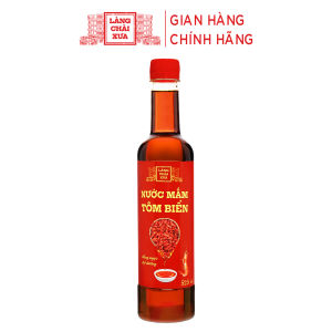 [TẶNG 1 NƯỚC TƯƠNG 125ML] THÙNG 6 CHAI Nước mắm tôm biển truyền thống Làng Chài Xưa 525ml Hồng Ngọc Đại Dương