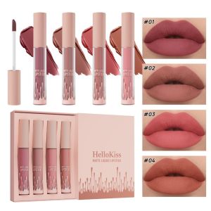 QUXIANGNI Soft Mist Matte Velvety Lip Glaze Long-lasting Easy To Color Matte Lipstick Lip Stain Waterproof Liquid Lipstick Women