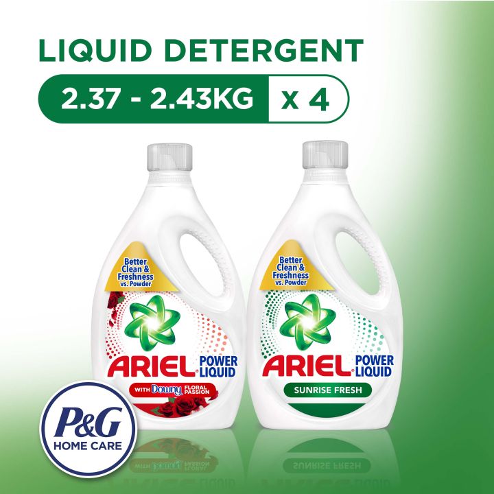 [Bundle of 4] Ariel Liquid Detergent Floral Passion Sunrise Fresh