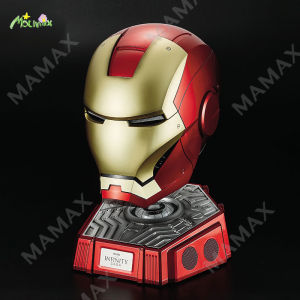 【SG Ready Stock】1:1 Scale Wearable Iron Man Helmet Bluetooth Speaker★Voice/Remote/Touch Control✅LED Eye Lights✅Metallic Sound Effects✅Collectors Edition✅Christmas/Birthday Gift/Presents✅