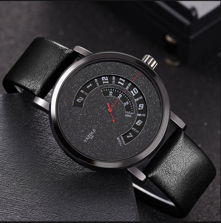 Yazole Watch Yazole Reloj Đồng Hồ Nam Yazole 518 Mặt Số Quay Tròn
