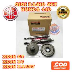 Gigi rasio set xeon karbu xeon rc xeon gt gear rasio gir rasio ger rasio set xeon asli original Yamaha 44D