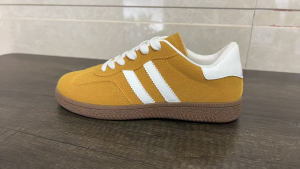 รองเท้าผ้าใบผู้หญิง รองเท้าลำลองส้นแบนแฟชั่น ทำจากวัสดุ PU ดูดซับแรงกระแทกต้านเชื้อแบคทีเรีย อเนกประสงค์ รองเท้าฝึกหัดวินเทจ ไซส์ 36-45 แฟชั่นเกรด A+ แนะนำให้เพิ่ม 1 ไซส์