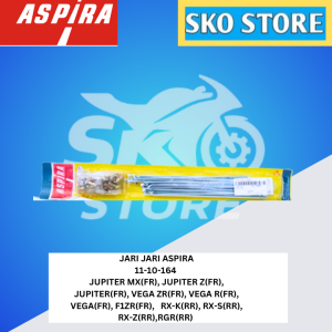 Ruji Jari Jari 11-10-164 Aspira Spoke Set JUPITER MX(FR) JUPITER Z(FR) JUPITER(FR) VEGA ZR(FR) VEGA R(FR) VEGA(FR) F1ZR(FR)   RX-K(RR) RX-S(RR) RX-Z(RR)RGR(RR) Original Murah